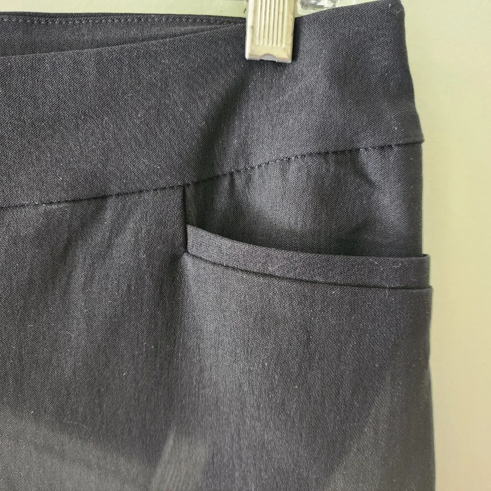Chico's Brigitte Pull-On Embroidered Ankle Pants, Size 6, Like New - Picture 6 of 8